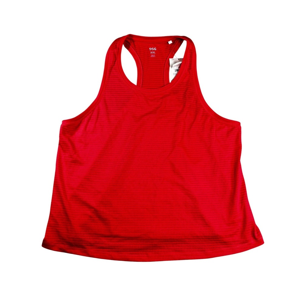 DSG Womens Red Racerback Performance Tank Top XXL New With Tags DAW15312